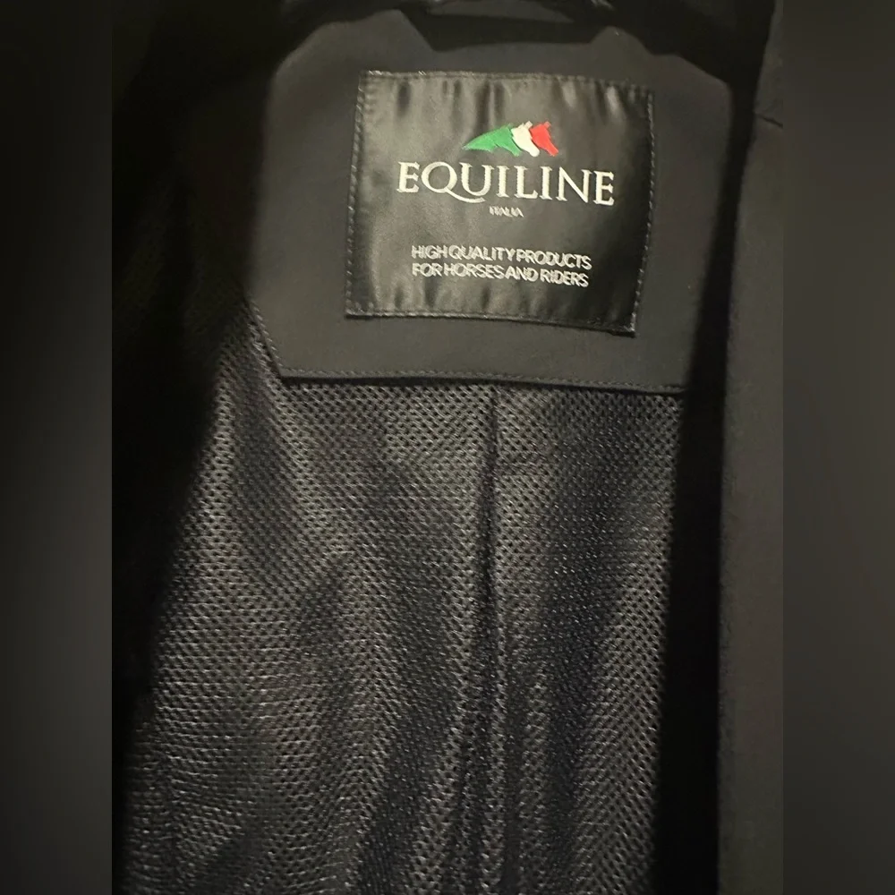 EQUILINE Gait Equestrian Riding Jacket Show Coat, Custom, Black, Sz 2, Perfect! - Picture 14 of 16